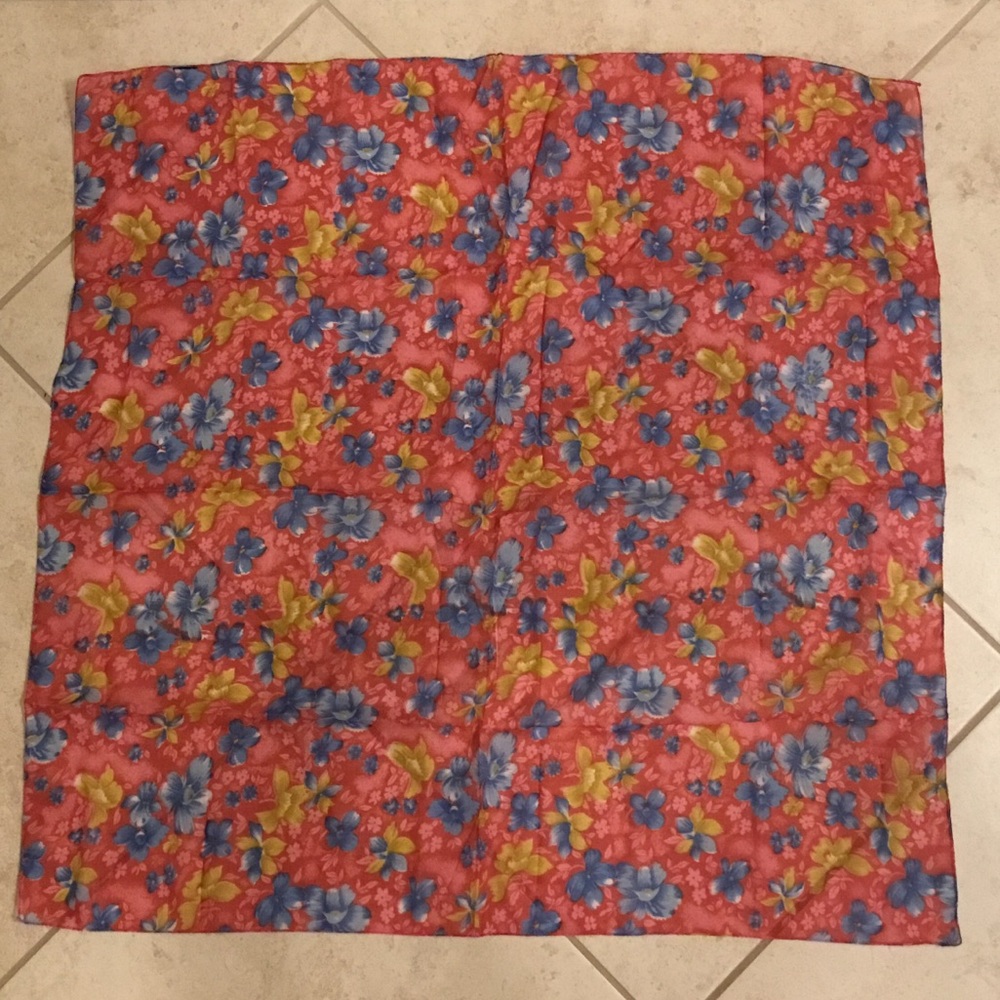 Vintage floral scarf